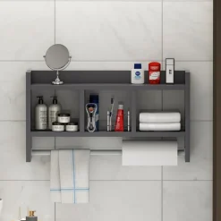 Asya vägghylla Antracit