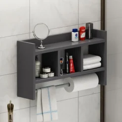 Asya vägghylla Antracit