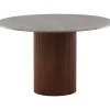 Austin matbord Ø120 cm - Grå/mocca