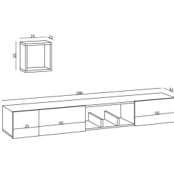 Avior TV-bänk - Safir ek