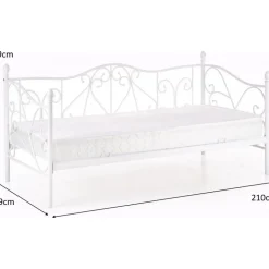 Bahia svart sängram 90x200 cm