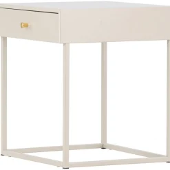 Bakal sängbord 43 x 50 cm - Beige