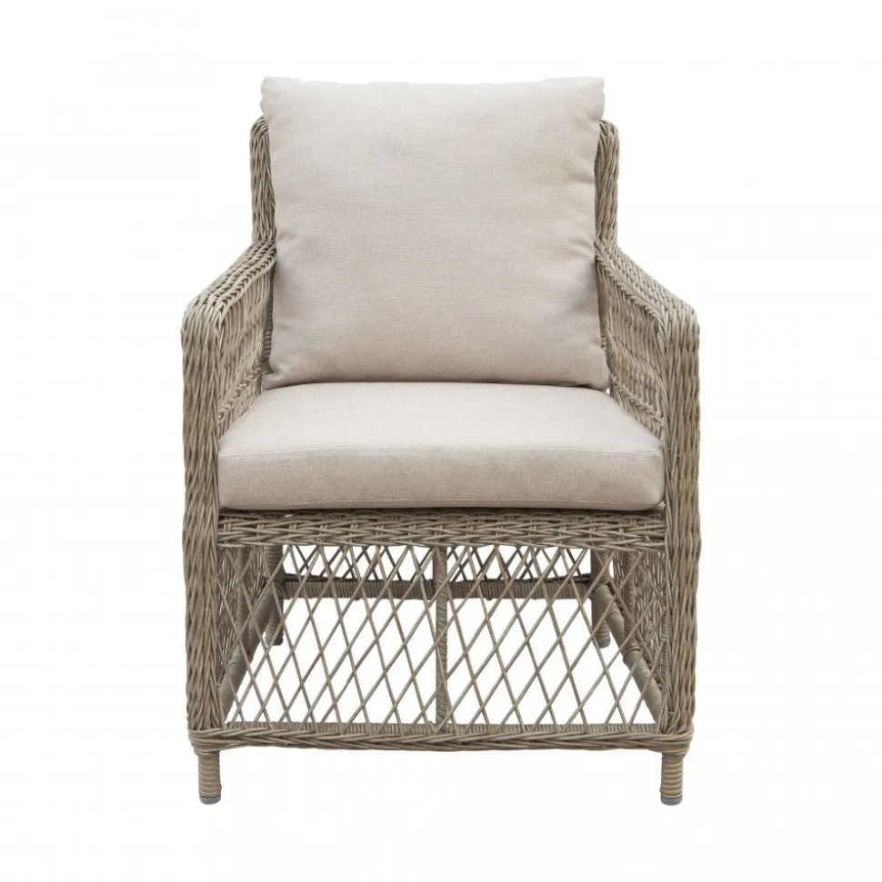 Balkongset 2 st fåtöljer med sidobord + Rengöringsmedel för utemöbler