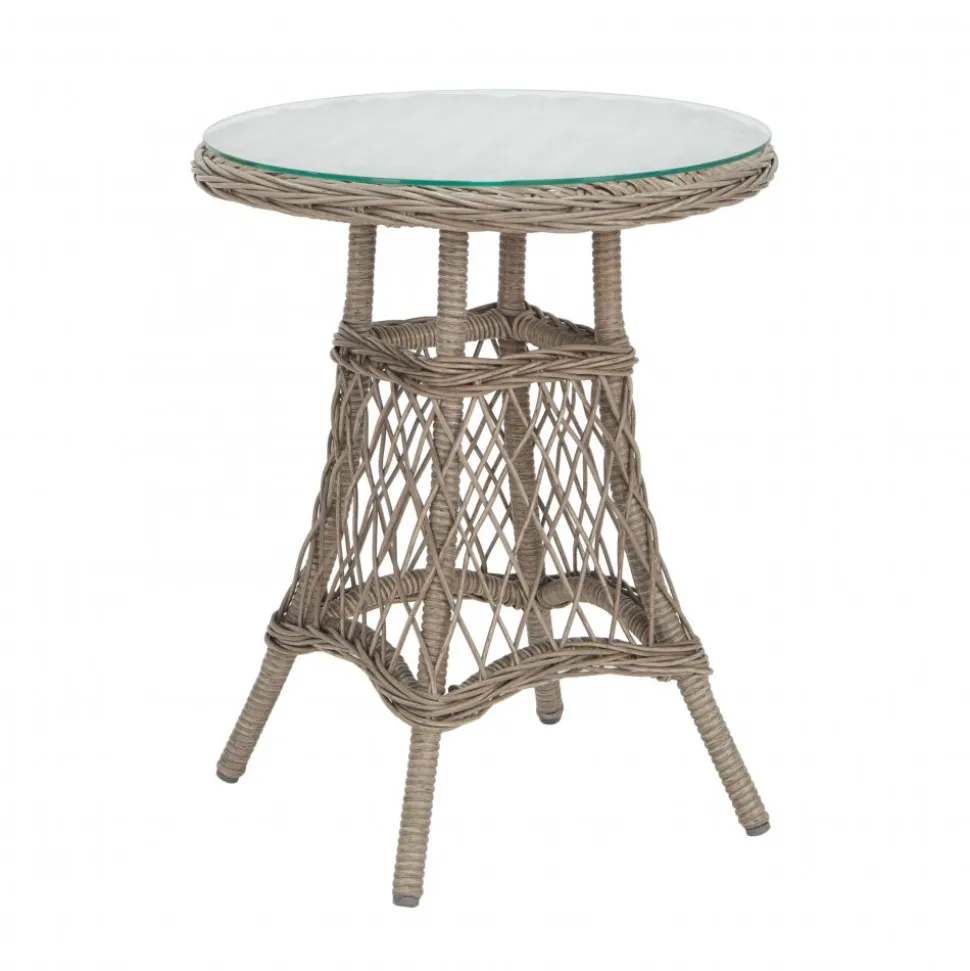 Balkongset 2 st fåtöljer med sidobord + Rengöringsmedel för utemöbler