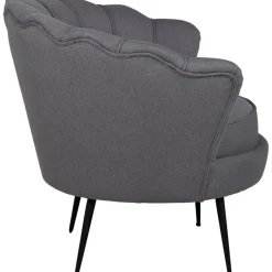 Ballini fåtölj - Grå tyg