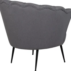 Ballini fåtölj - Grå tyg + Fläckborttagare för möbler