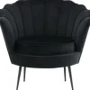 Ballini fåtölj - Svart sammet