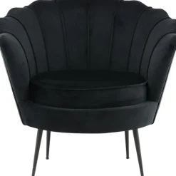 Ballini fåtölj - Svart sammet