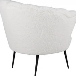 Ballini fåtölj - Vit teddy