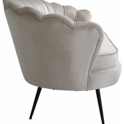 Ballini 3-sits soffa - Beige sammet