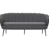 Ballini 3-sits soffa - Grå + Textilrengöring för möbler