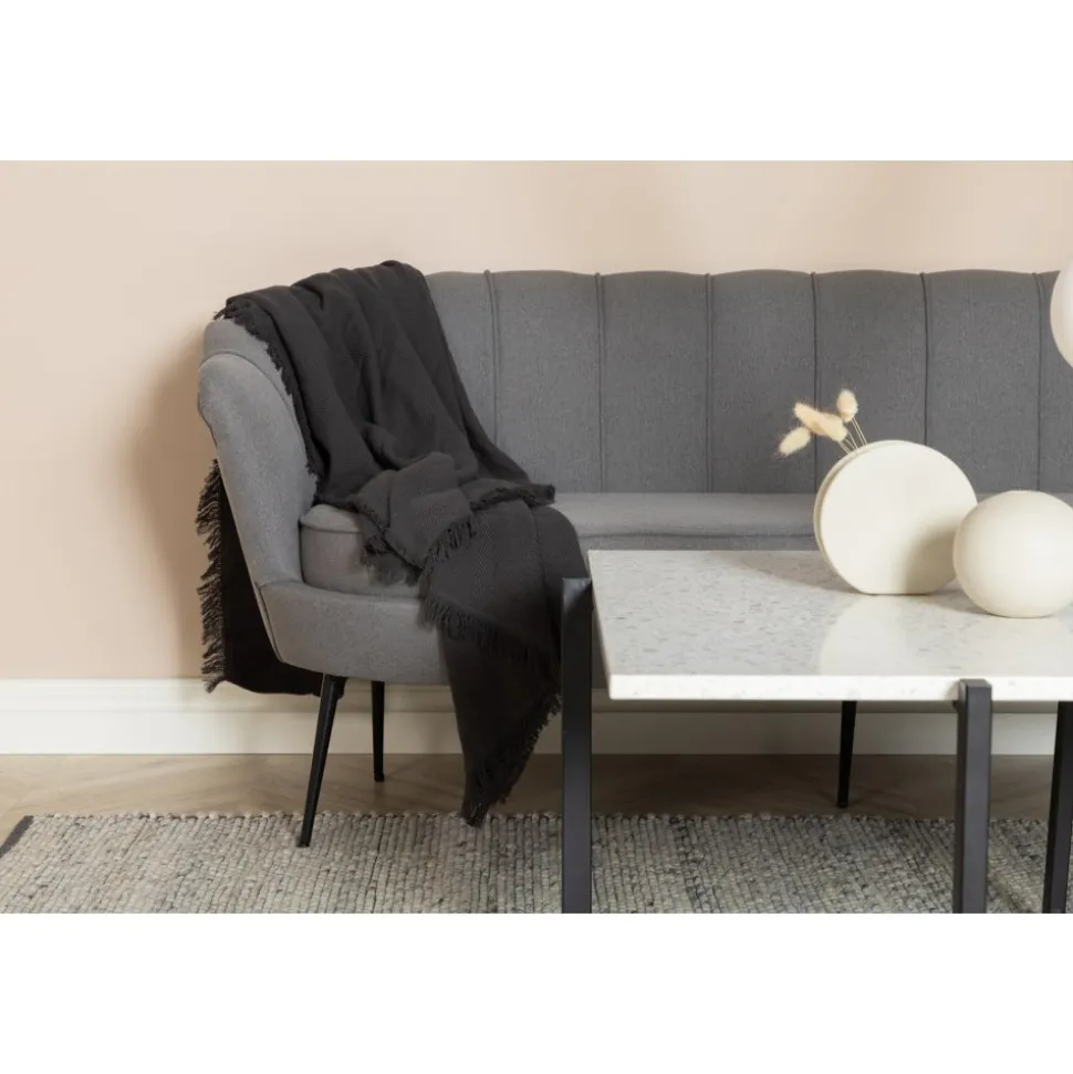 Ballini 3-sits soffa - Grå + Textilrengöring för möbler