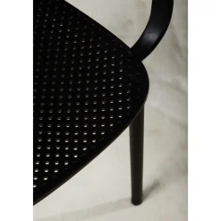 Baltimore matstol - Svart