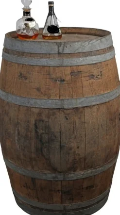 Barbord äkta vintage ektunna + Fläckborttagare för möbler