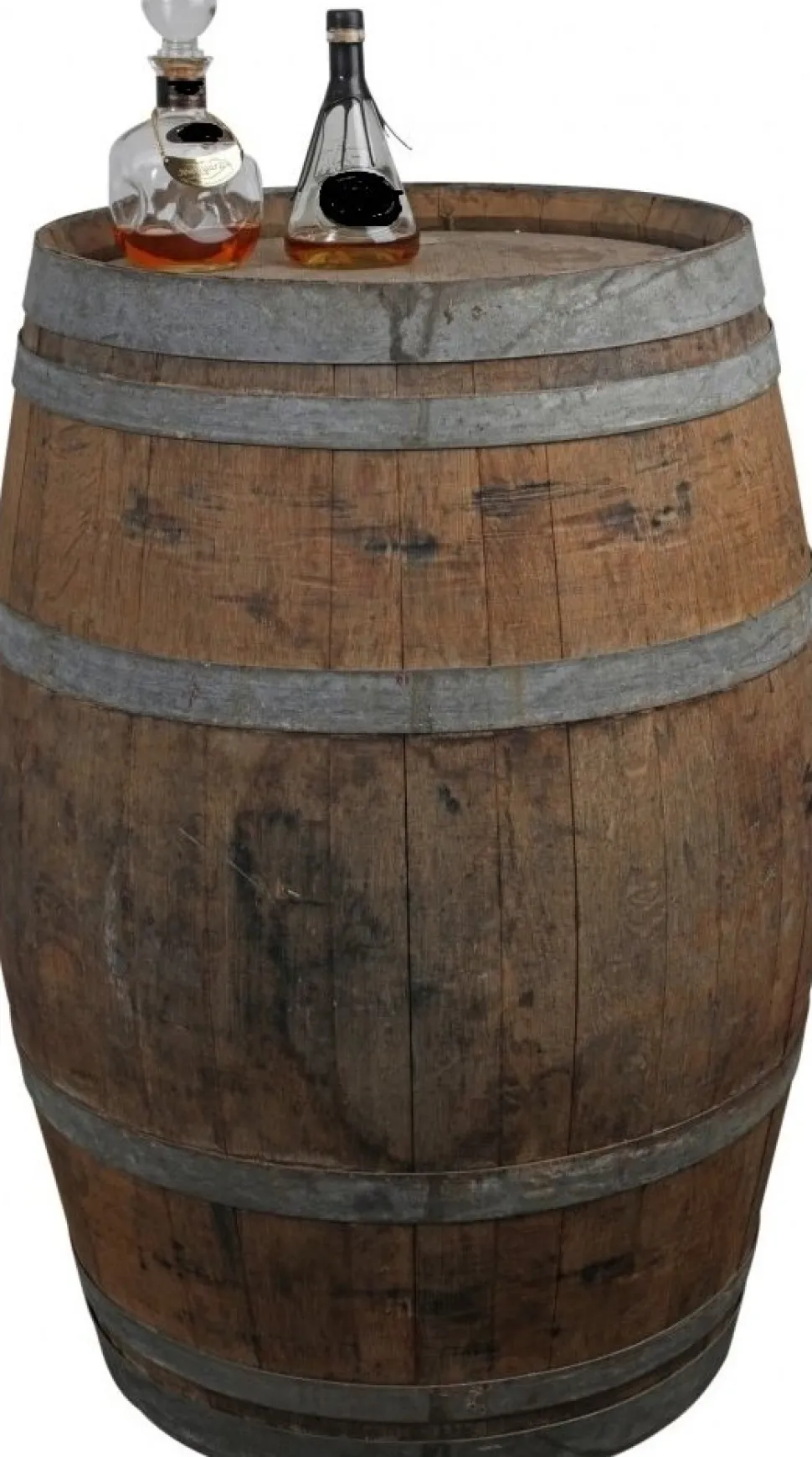 Barbord äkta vintage ektunna + Möbeltassar