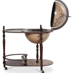 Barglob serveringsvagn - Mahogny / Ljus - Da Vinci