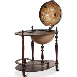 Barglob serveringsvagn - Mahogny / Ljus - Da Vinci