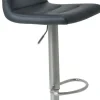 Barstol - Svart/krom