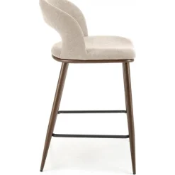 Barstol beige/valnöt sitthöjd 65 cm - Pelican + Textilrengöring för möbler