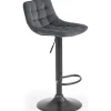 Barstol grå höj och sänkbar
