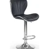 Barstol i svart PU gaslift