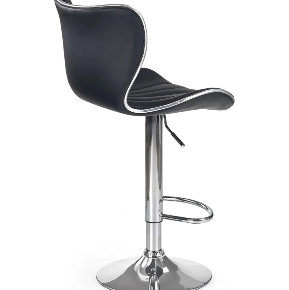 Barstol i svart PU gaslift