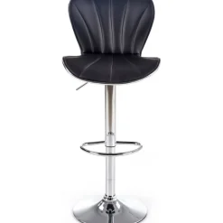 Barstol i svart PU gaslift