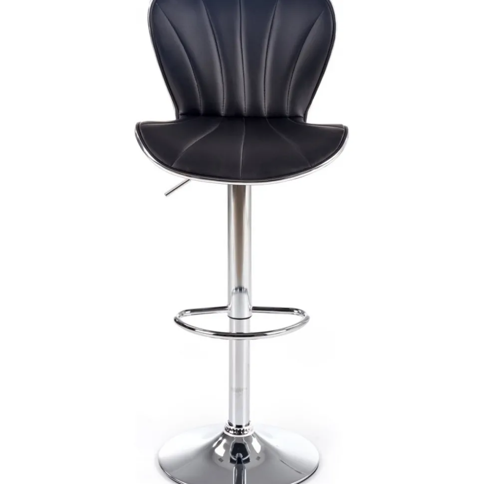 Barstol i svart PU gaslift