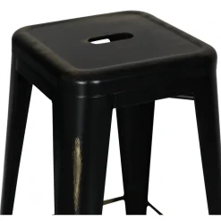 Barstol metall Svart/guld + Fläckborttagare för möbler