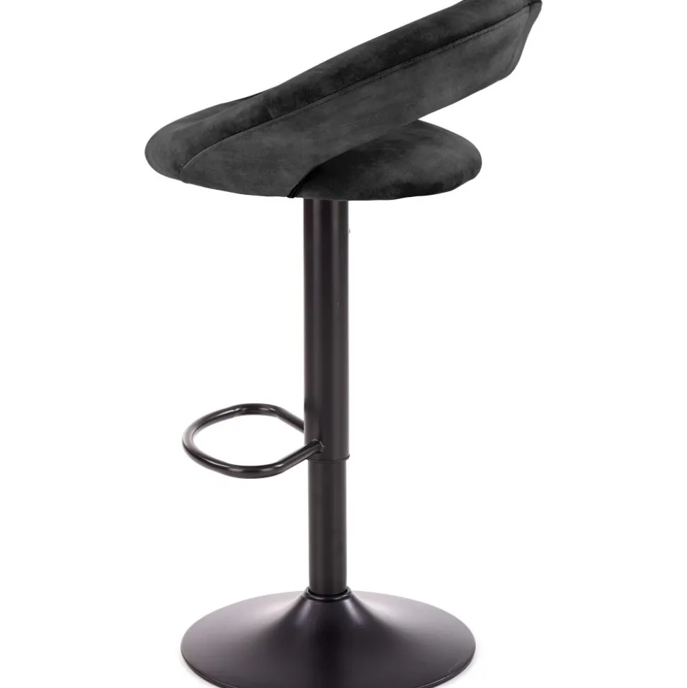 Barstol svart höj och sänkbar