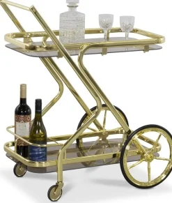 Barvagn i mässing - Winchester + Textilrengöring för möbler