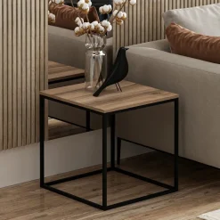 Basak soffbord 52 x 50 cm - Valnöt