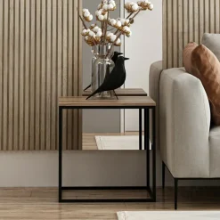 Basak soffbord 52 x 50 cm - Valnöt