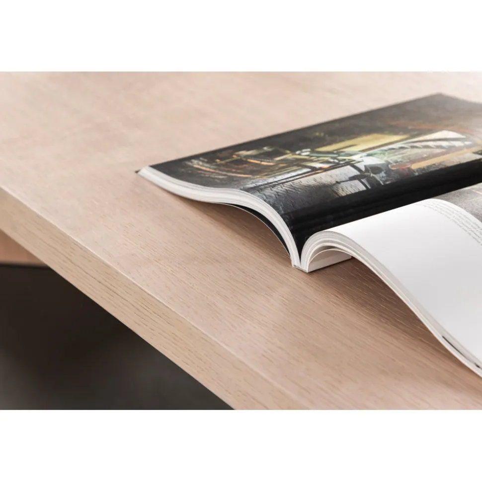 Bassholmen soffbord 140 x 80 cm - Whitewash