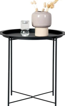 Bastia Sidobord 46.8 x 46.8 cm - Svart