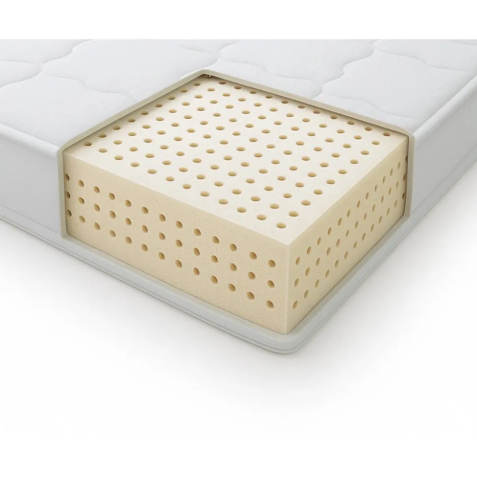 Bäddmadrass Latex 160x200 cm Talalay + Textilrengöring för möbler