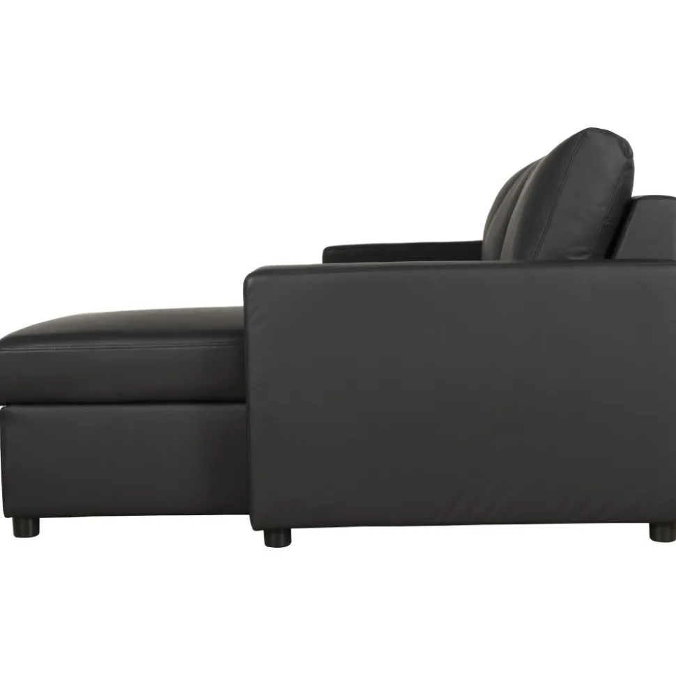 Bäddsoffa 218 cm PU-läder svart - Dream + Textilrengöring för möbler