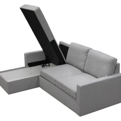 Bäddsoffa med förvaring 220 cm bred + Fläckborttagare för möbler