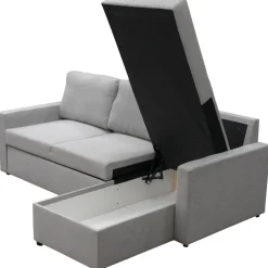 Bäddsoffa med förvaring 220 cm bred + Fläckborttagare för möbler