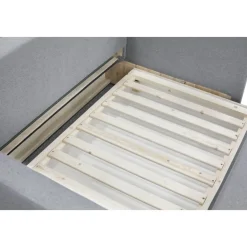 Bäddsoffa 2-sits grå + Fläckborttagare för möbler