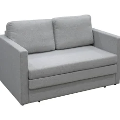 Bäddsoffa 2-sits grå + Textilrengöring för möbler