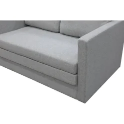 Bäddsoffa 2-sits grå + Textilrengöring för möbler