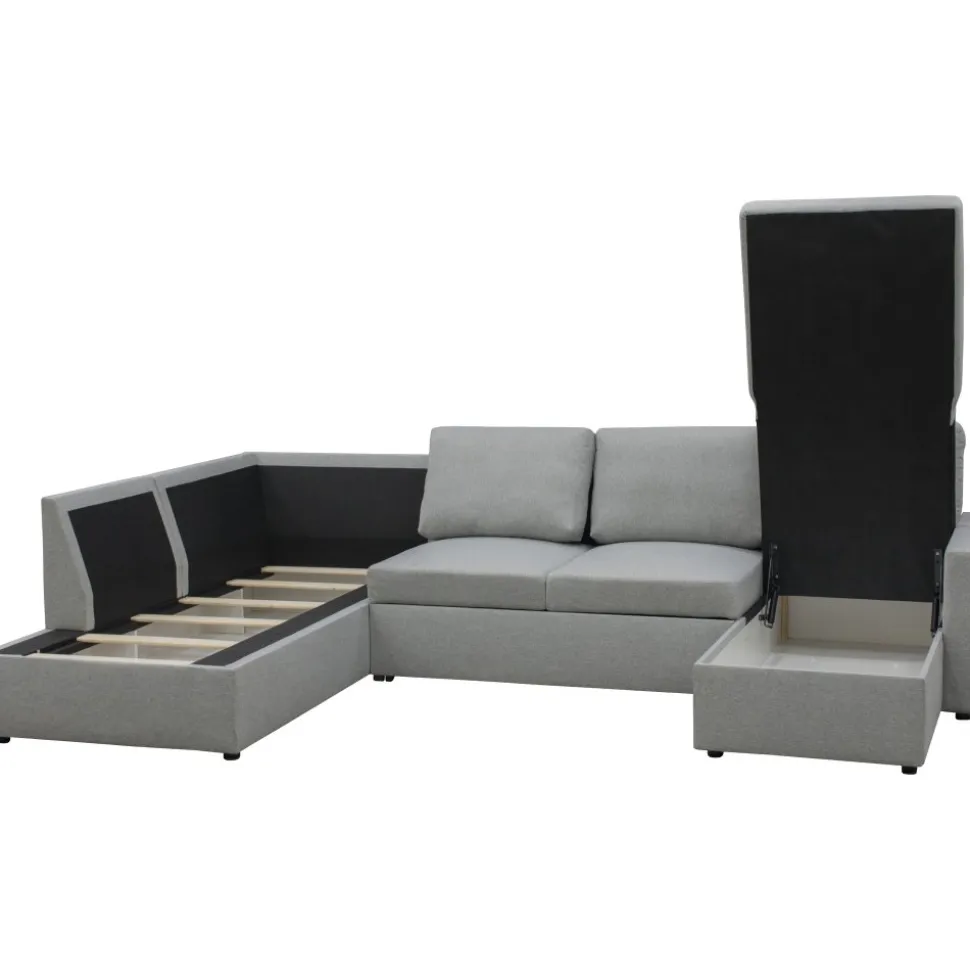 Bäddsoffa U-design grå - Tärnö