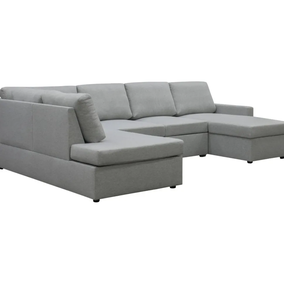 Bäddsoffa U-design grå - Tärnö + Fläckborttagare för möbler