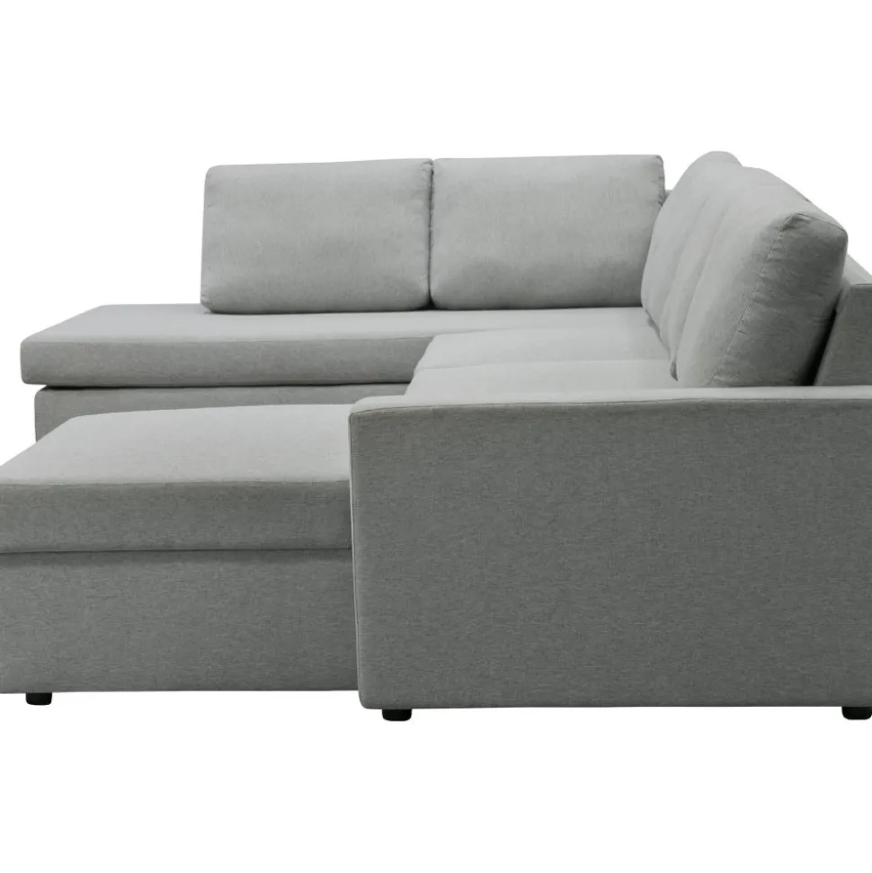 Bäddsoffa U-design grå - Tärnö + Fläckborttagare för möbler