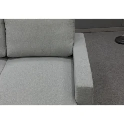 Bäddsoffa U-design grå - Tärnö + Textilrengöring för möbler