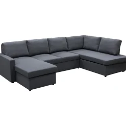 Bäddsoffa U-modell mörkgrå - Tärnö + Fläckborttagare för möbler