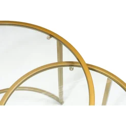 Bela soffbord Ø60/42 cm - Guld