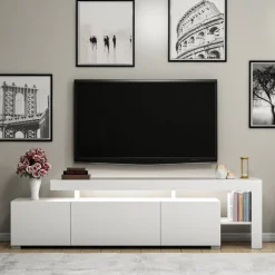 Beliz TV-bänk - Vit