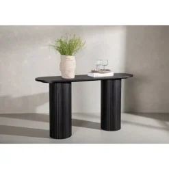 Bianca konsolbord 130 x 40 cm - Svart